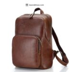 Leather Laptop Backpack