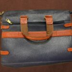 Navy Dual-Tone Leather